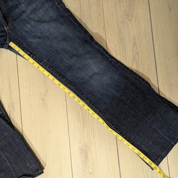 Adriano Goldschmied size 31x29 the Club cut dark wask low rise flare jeans - Picture 12 of 13